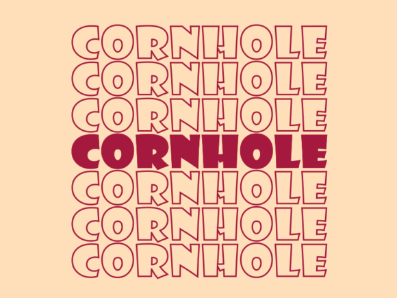Cornhole Svg Cut File for Creative Projects