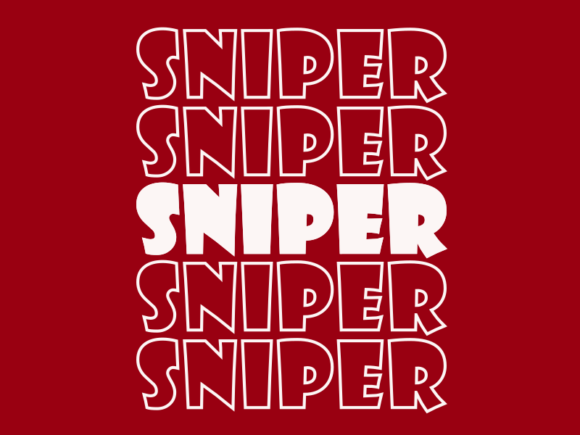 Sniper Svg Cut File for Creative Projects