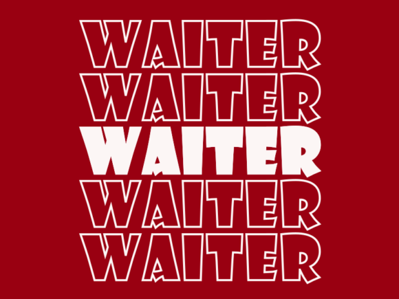 What Is a Waiter Svg Cut File?